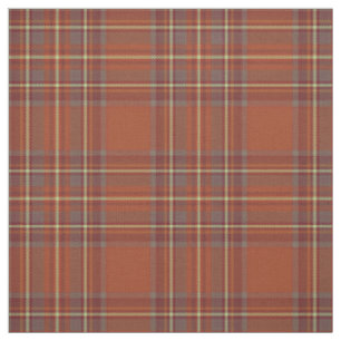 Tissu Rouille du cru 4/sarcelle d'hiver/Aqua/plaid de