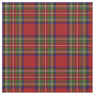 Tissu Royal Stewart Tartan Plaid Scottish Motif