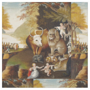 Tissu Royaume pacifique Biche animal classique