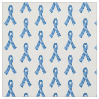 Tissu Ruban bleu de motif de casse-tête