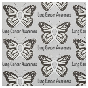 Tissu Ruban de conscience de papillon de cancer de