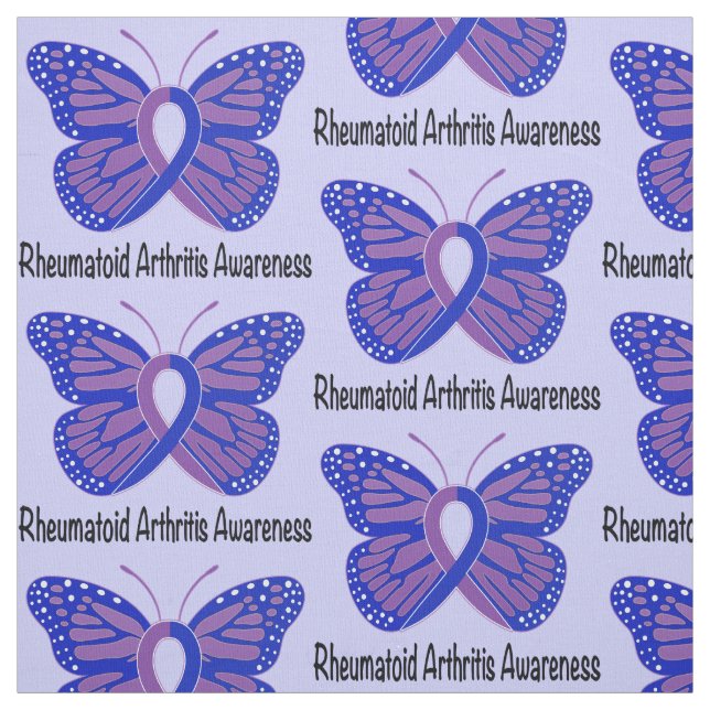 Tissu Ruban de conscience de papillon de rhumatisme (Échantillon)