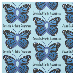 Tissu Ruban juvénile de papillon d'arthrite