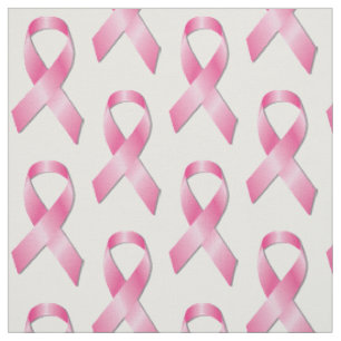 Tissu Ruban rose - conscience de cancer du sein
