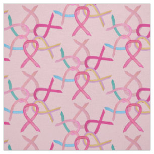 Tissu Rubans de sensibilisation au cancer du sein Matéri