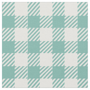 Tissu Russe Turquoise En vichy Buffalo Plaid