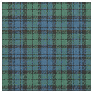 Tissu Rustic Plaid Campbell Blue et Green Tartan