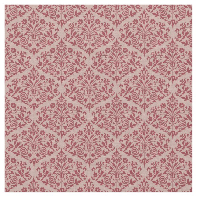 Tissu Rustic Red Damask (Fermer)
