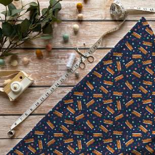 Tissu RV en pain d'épices Classe C Camper Noël