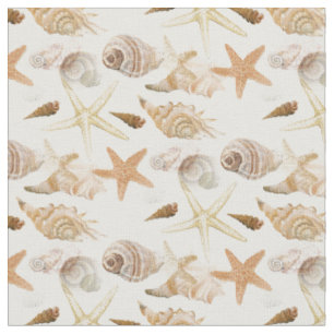 Tissu Sable de plage et coquillages Océan ou bord de me