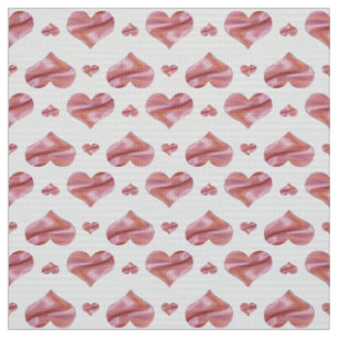 Tissu Saint-Valentin. Coeurs