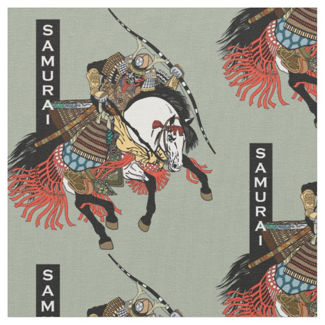 Tissu Samouraï horseman (Fermer)