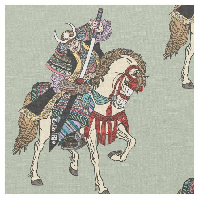 Tissu samouraï japonais (Fermer)