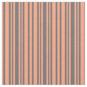 Tissu Saumon clair et Motif rayé gris Dim