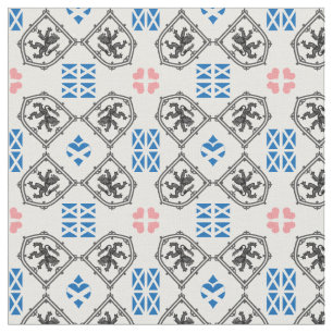 Tissu Scottish Flag & Lion Hearts, mode écossaise IND
