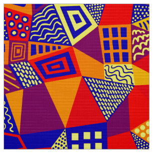 Tissu Segmenté Abstrait 070717 - Couleurs 01