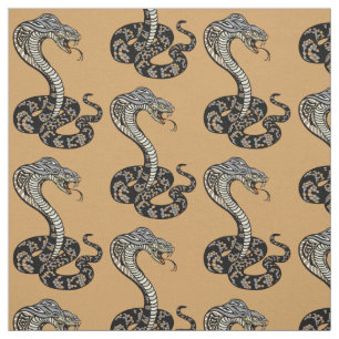 Tissu serpent de cobré
