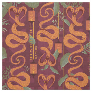 Tissu Serpent Luxe Motif - Le Lotus Blanc