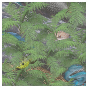 Tissu Serpents doux et sournois