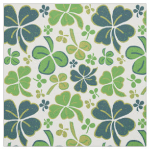 Tissu Shamrock de trèfle vert Motif Saint Patrick`s Day