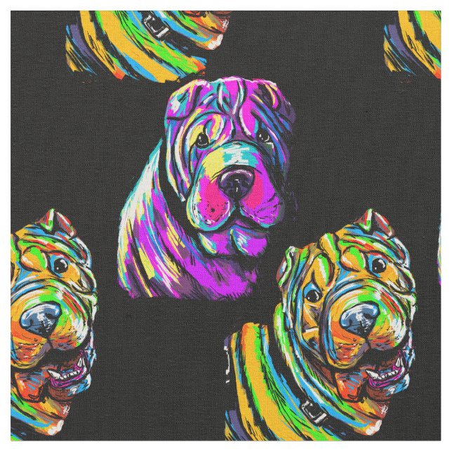 Tissu Shar Pei (Fermer)