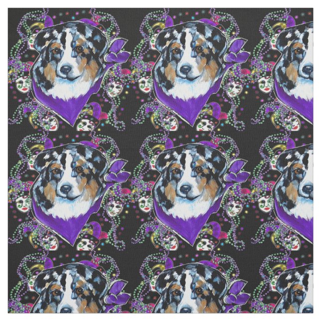 TISSU SHEPHERD AUSTRALIEN - MARDI GRAS (Échantillon)