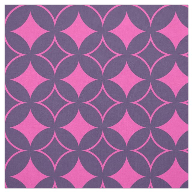 Tissu shippo rose et violet (Échantillon)