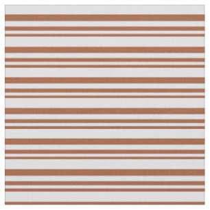 Tissu Sienna & Lavender Coloured Striped/Linked Motif