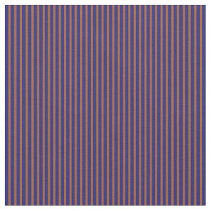 Tissu Sienne & Stripes Bleues de minuit