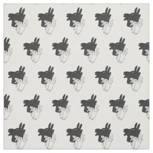 Tissu Silhouette à la main Billy Goat Grey