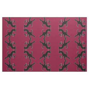 Tissu Silhouette de chien de berger