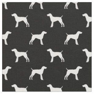 Tissu Silhouette de chien du Pointeur aux cheveux courts