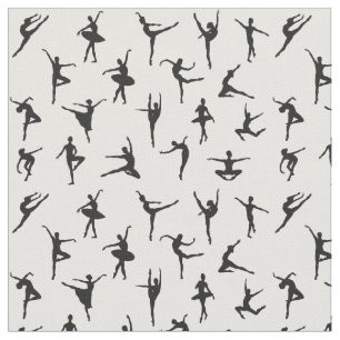 Tissu Silhouettes de ballet