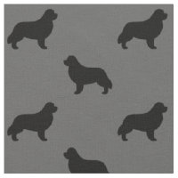 Silhouettes de race de chien de Terre-Neuve reprod