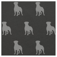 Silhouettes de race de chien Rottweiler Patterned