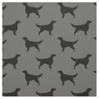 Silhouettes Motif noir et gris du Setter irlandais