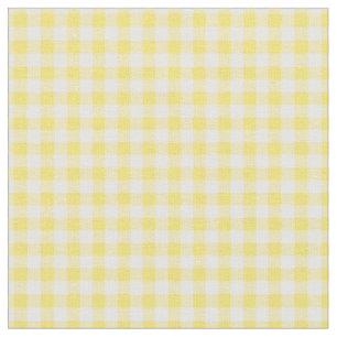 Tissu Simple Basic Sunny Yellow En vichy
