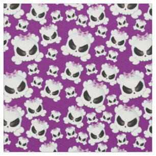 Tissu Skullz Girly