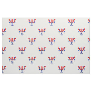 Tissu SlipperyJoe's fête d'indépendance du 4 juillet cla
