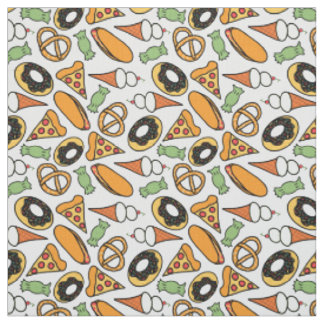 Tissu Snacks d'été Fabric Motif sans soudure 