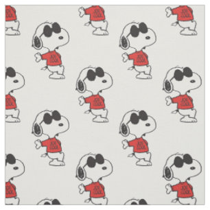 Tissu Snoopy "Joe Cool" debout