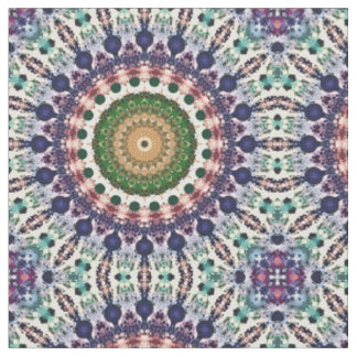 Tissu Spectral Mandala Abstrait