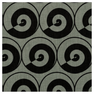 Tissu Spirales, escargots, cercles