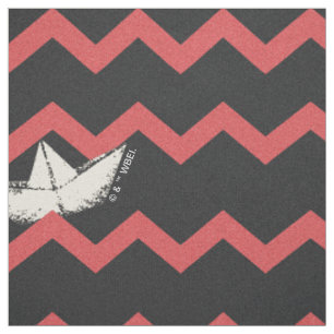 Tissu SS Georgie Boat Chevron Motif