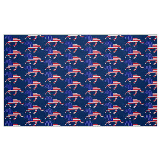 Tissu Stars and Stripes Mustang (bleu)