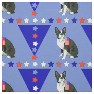 Tissu Stars de Boston Terrier