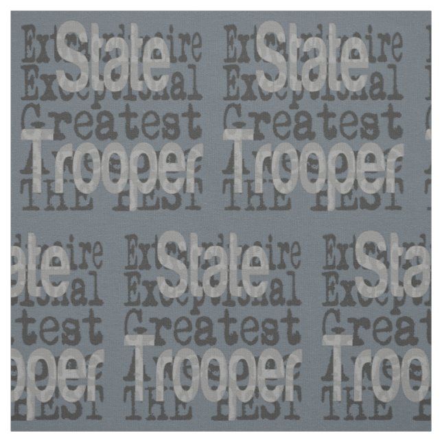 Tissu State Trooper Extraordinaire (Échantillon)