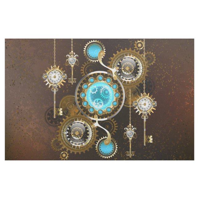 Tissu Steampunk Rusty Background (Yard)
