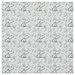 Tissu Stethoscope Motif Médicale