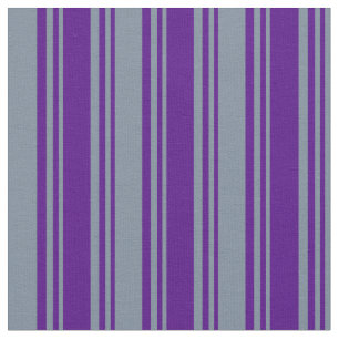 Tissu Stripes couleur Indigo et gris ardoise claire